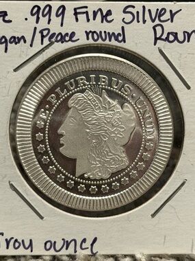 Morgan silver Round .999 Fine Silver Coin - Silver